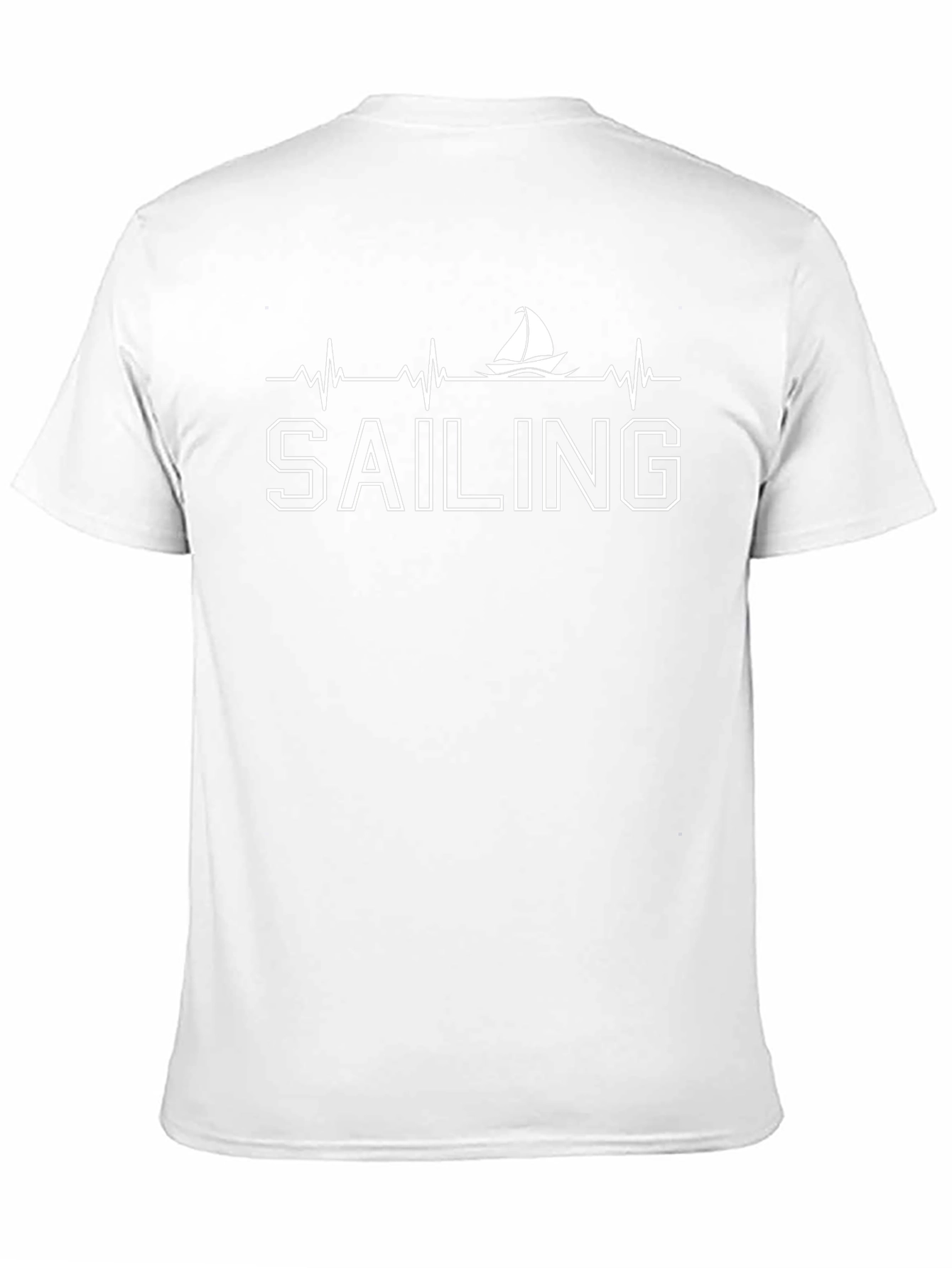 Sailing Heartbeat T-Shirt - Nautical Adventure Tee