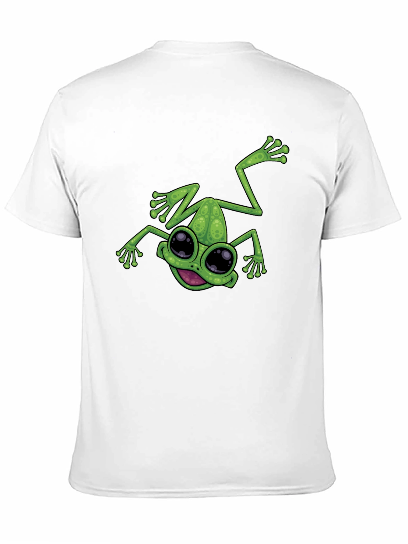 Funny Frog Graphic Black T-Shirt