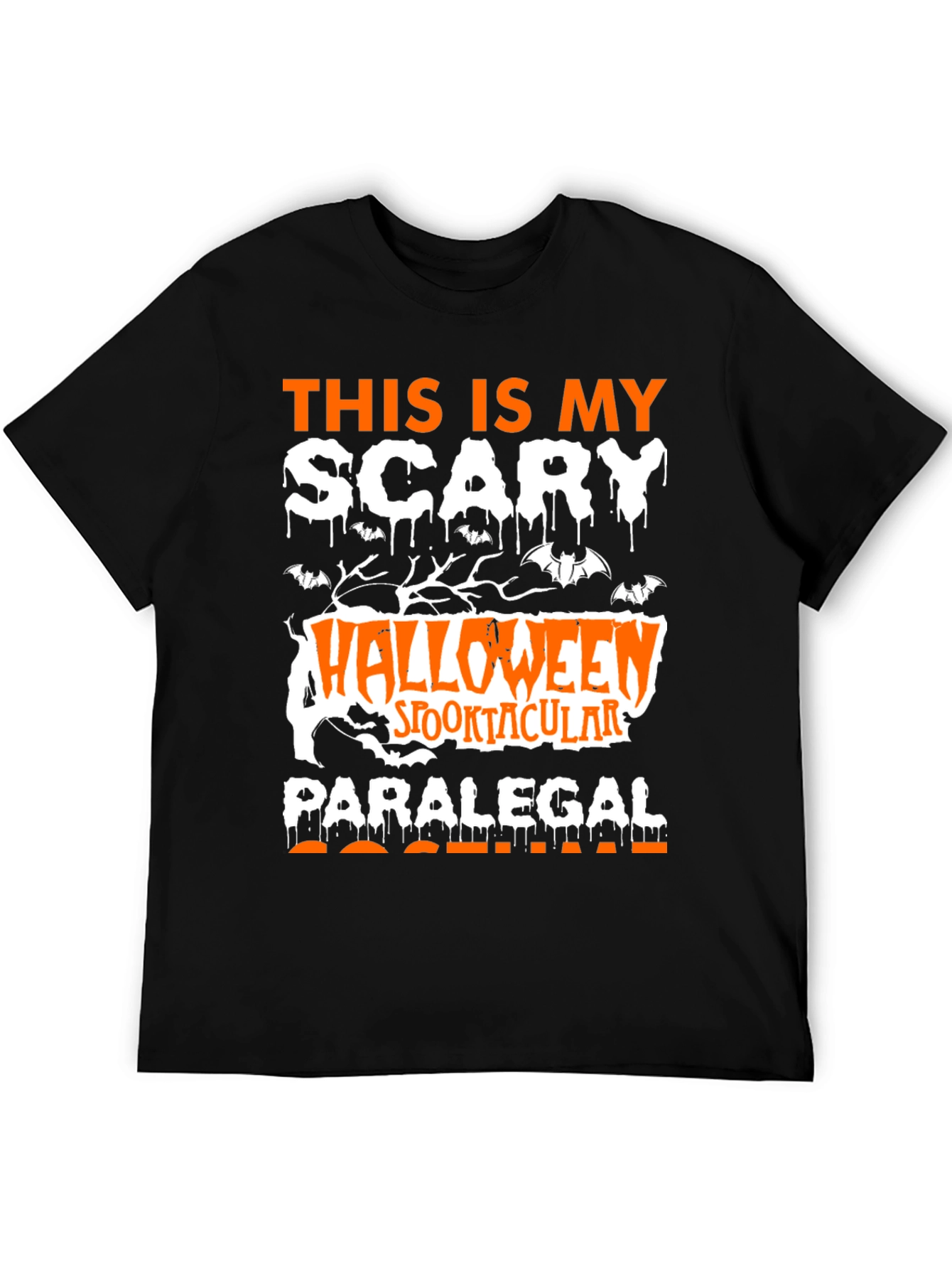 Scary Halloween Paralegal T-Shirt
