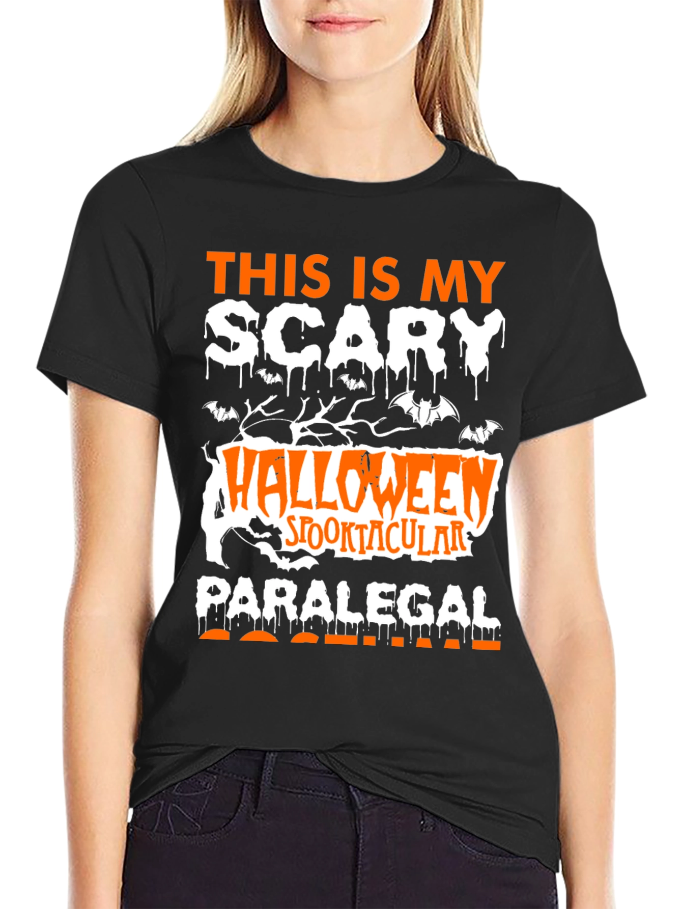 Scary Halloween Paralegal T-Shirt