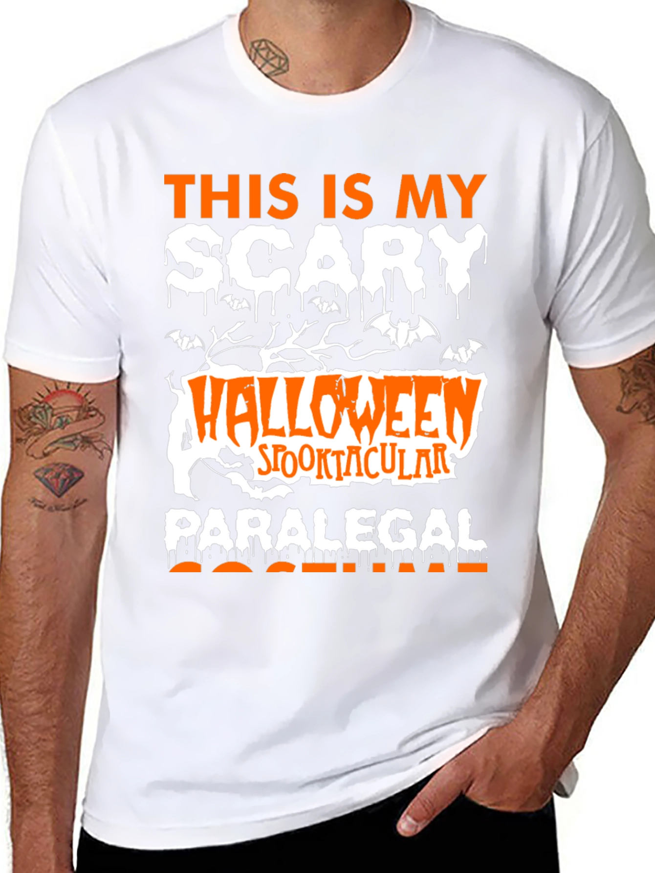 Scary Halloween Paralegal T-Shirt