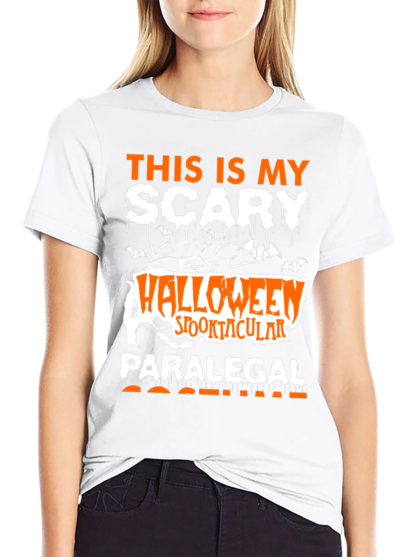 Scary Halloween Paralegal T-Shirt