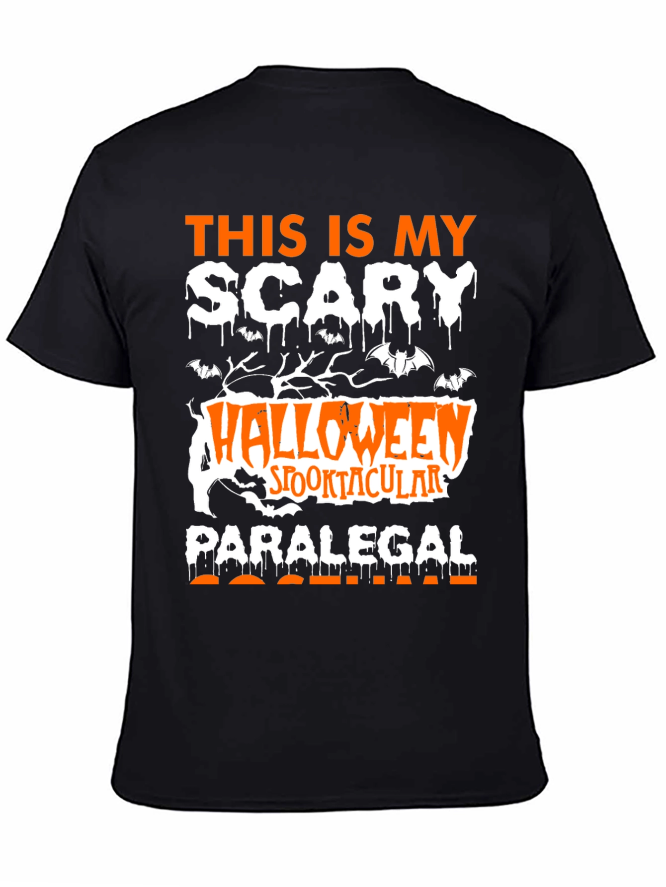 Scary Halloween Paralegal T-Shirt