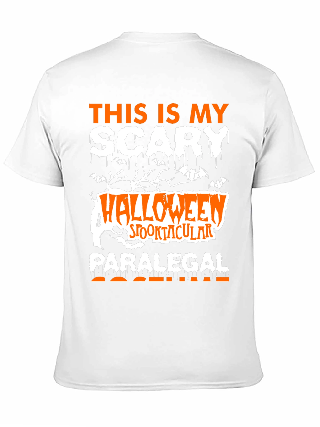Scary Halloween Paralegal T-Shirt