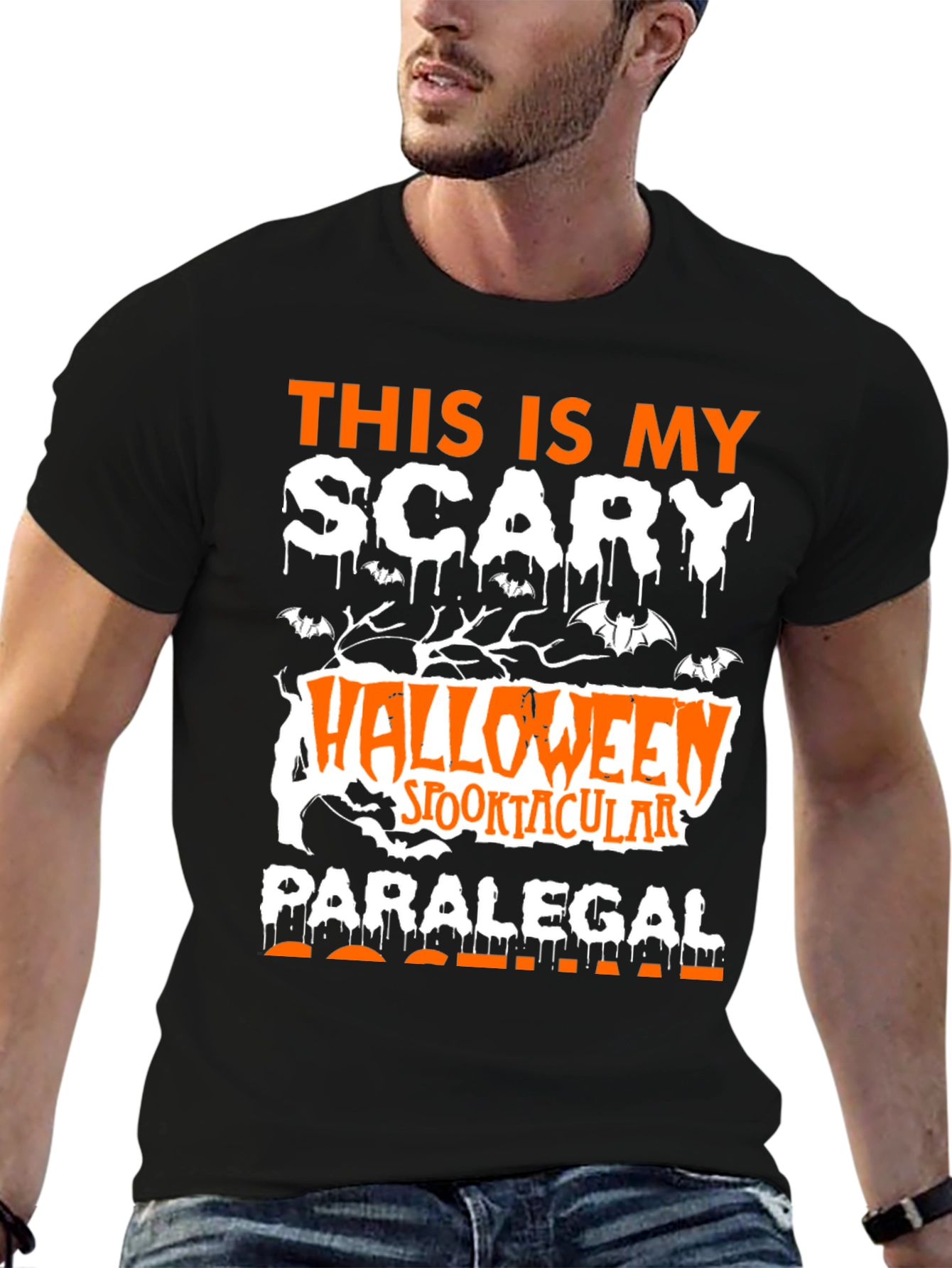 Scary Halloween Paralegal T-Shirt