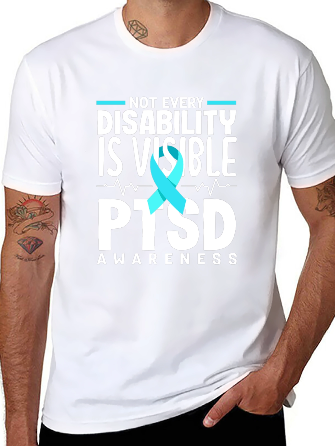 PTSD Awareness T-Shirt: Not Every Disability is Visible