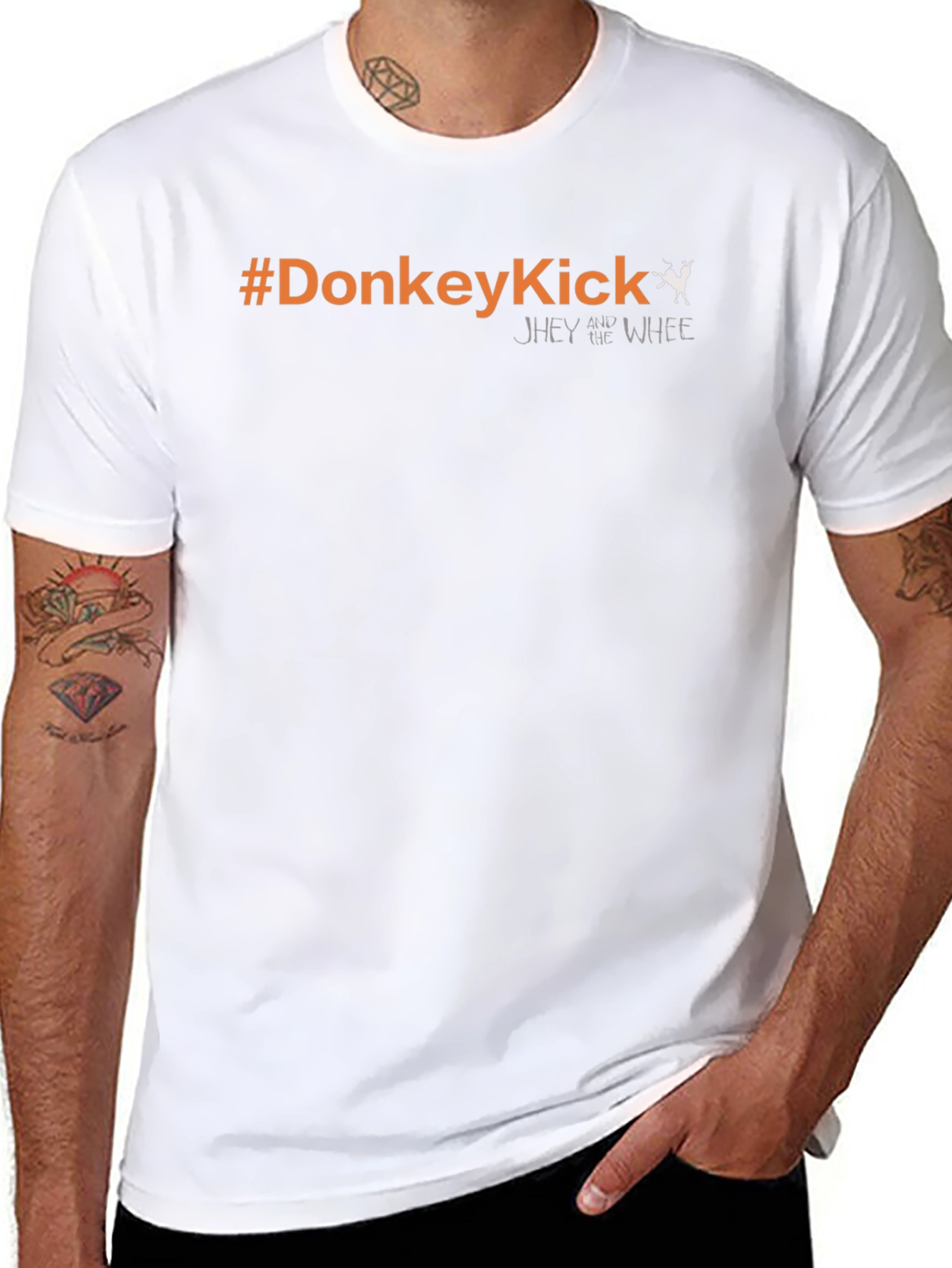 #DonkeyKick Graphic Tee - Black Short Sleeve T-Shirt