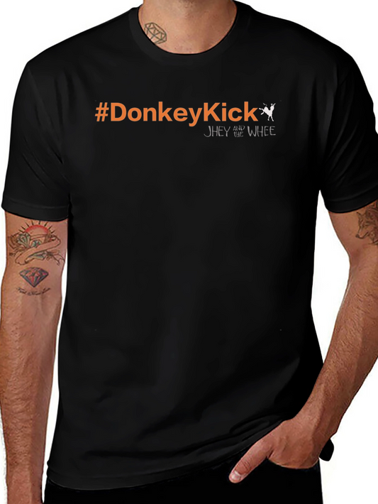 #DonkeyKick Graphic Tee - Black Short Sleeve T-Shirt