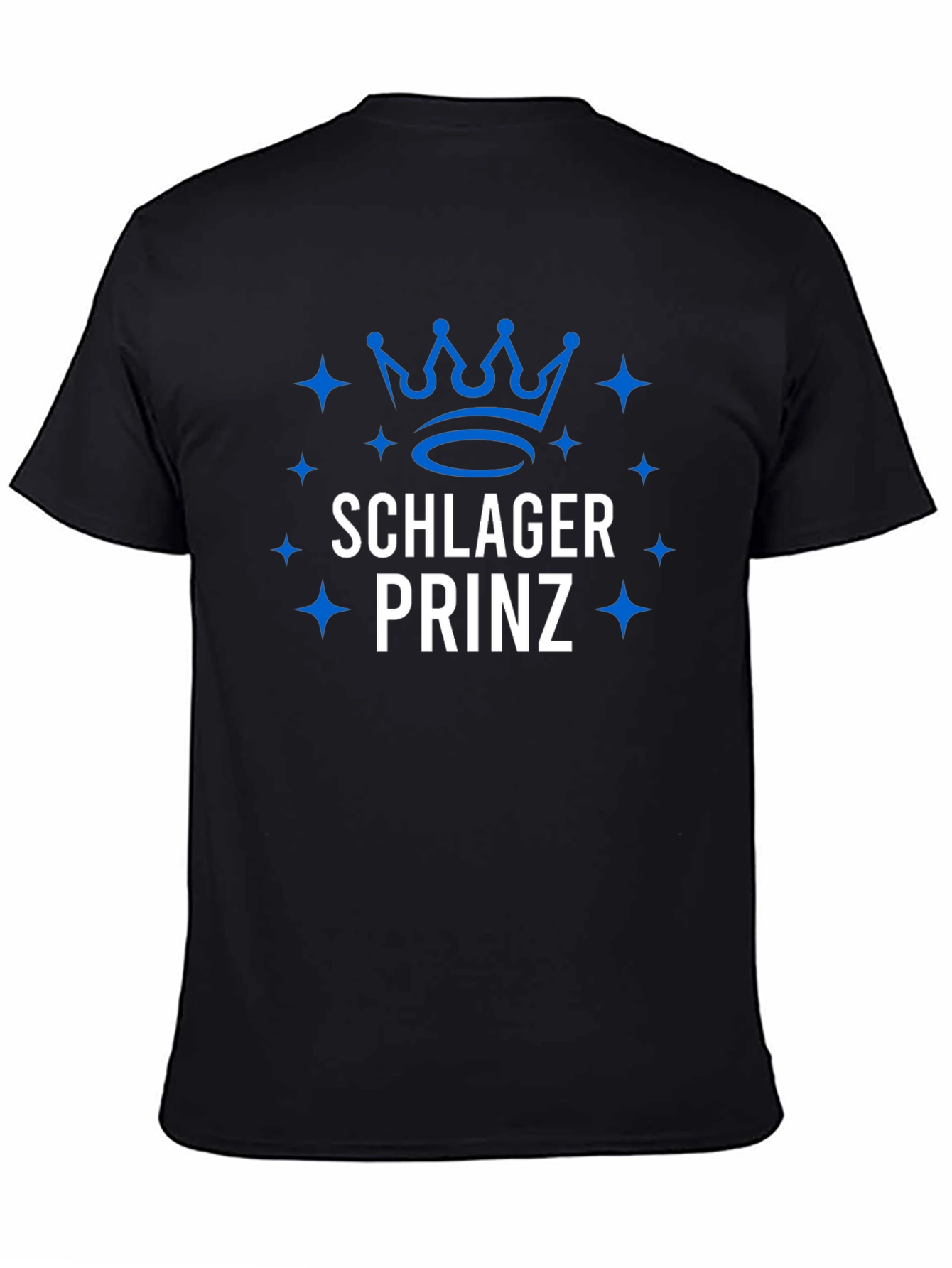 Schlager Prinz Graphic T-Shirt - Blue Design
