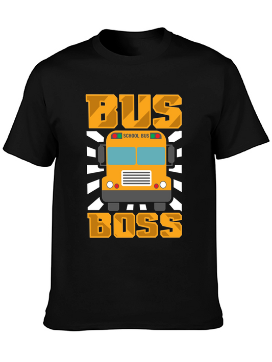 Bus Boss T-Shirt - School Bus Driver Apparel