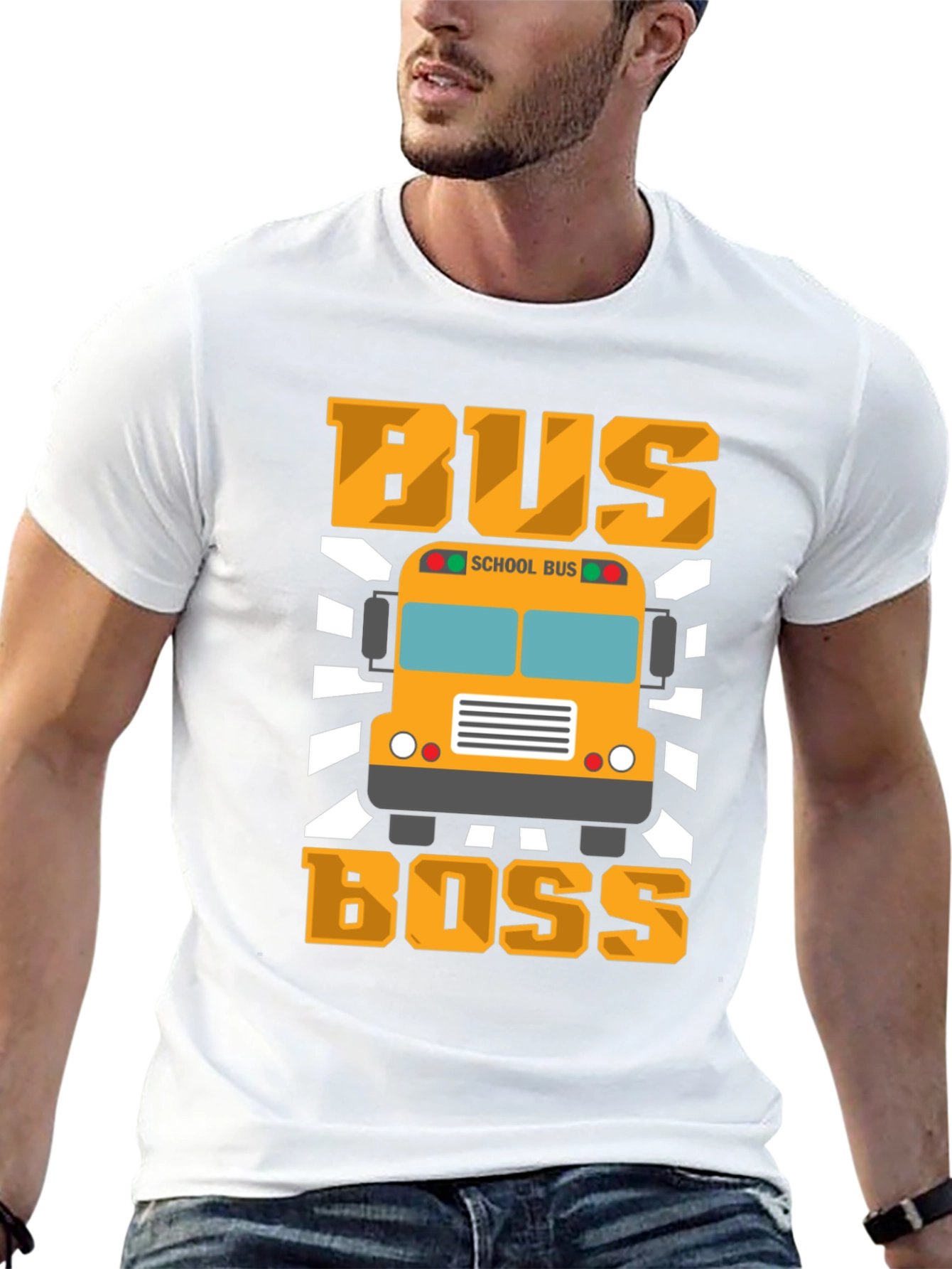 Bus Boss T-Shirt - School Bus Driver Apparel