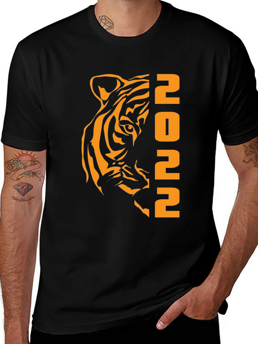 Year of the Tiger 2022 Black Graphic Tee