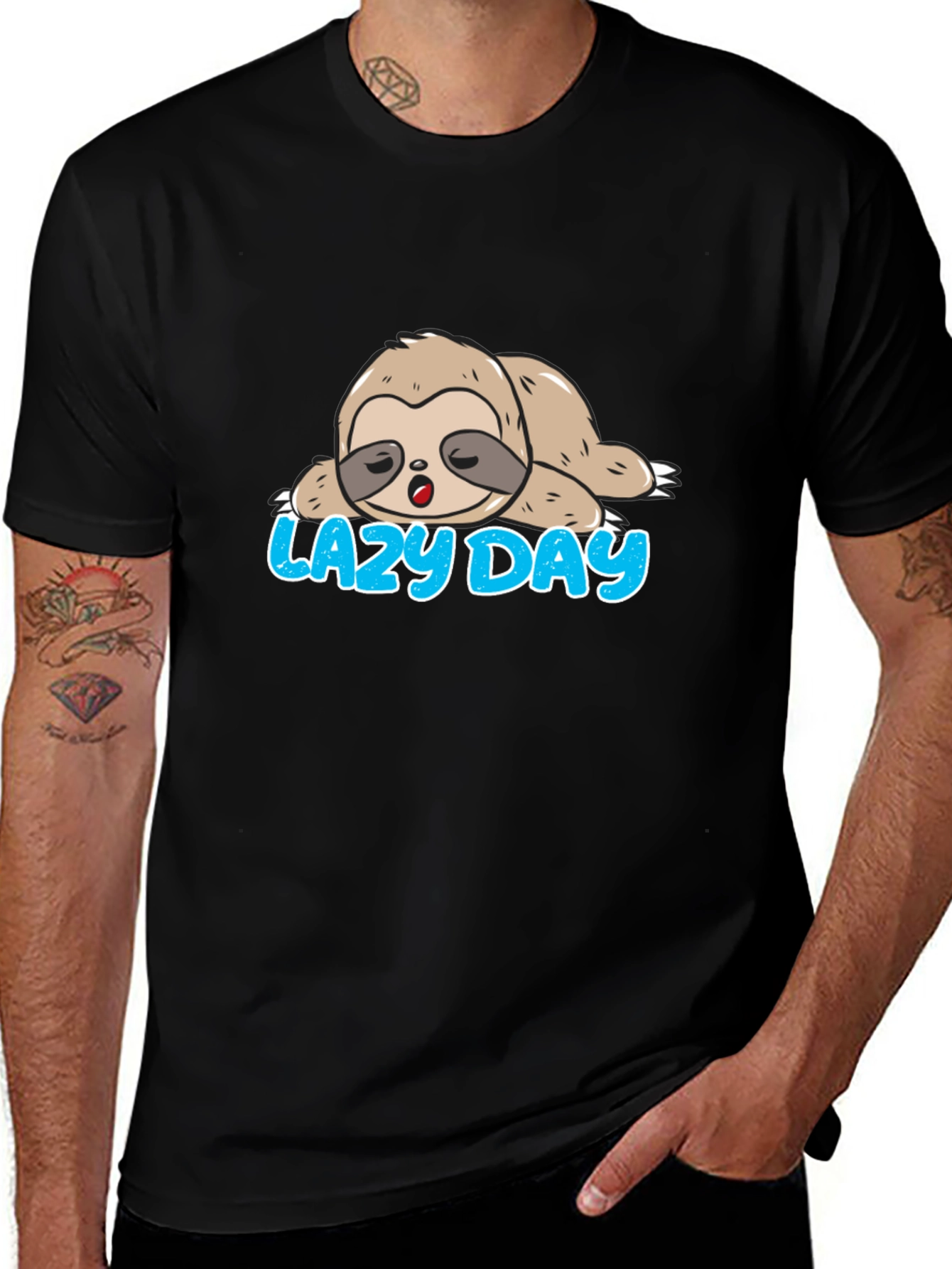 Lazy Day Sloth Graphic Tee