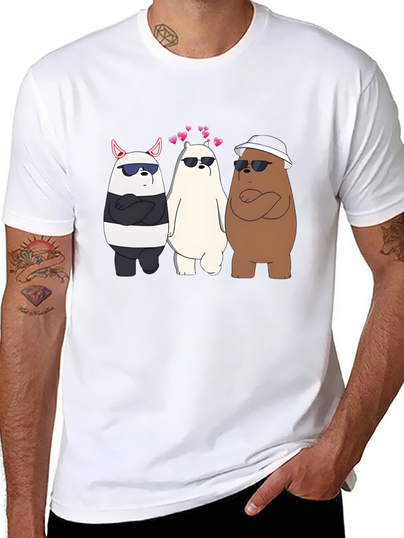 We Bare Bears T-Shirt - Cool & Fun Design