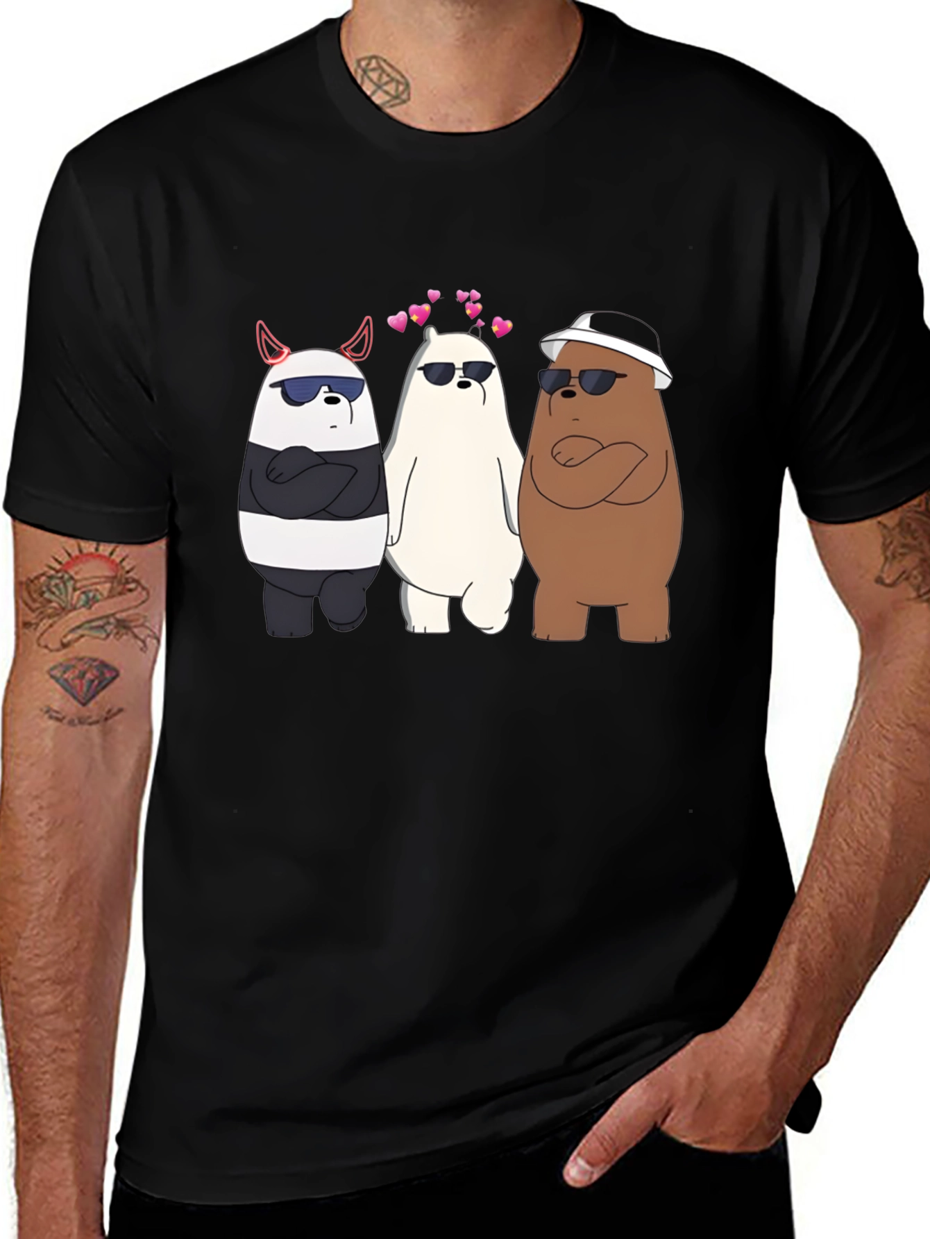 We Bare Bears T-Shirt - Cool & Fun Design