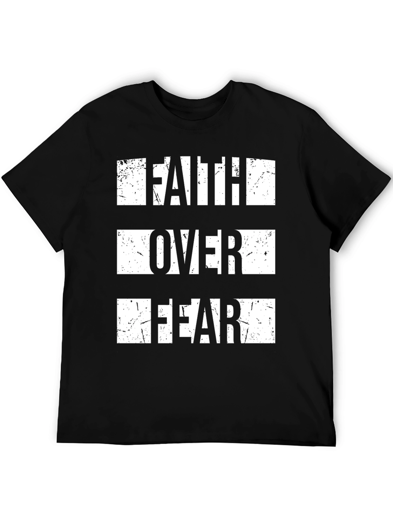 Faith Over Fear Graphic Tee - Black