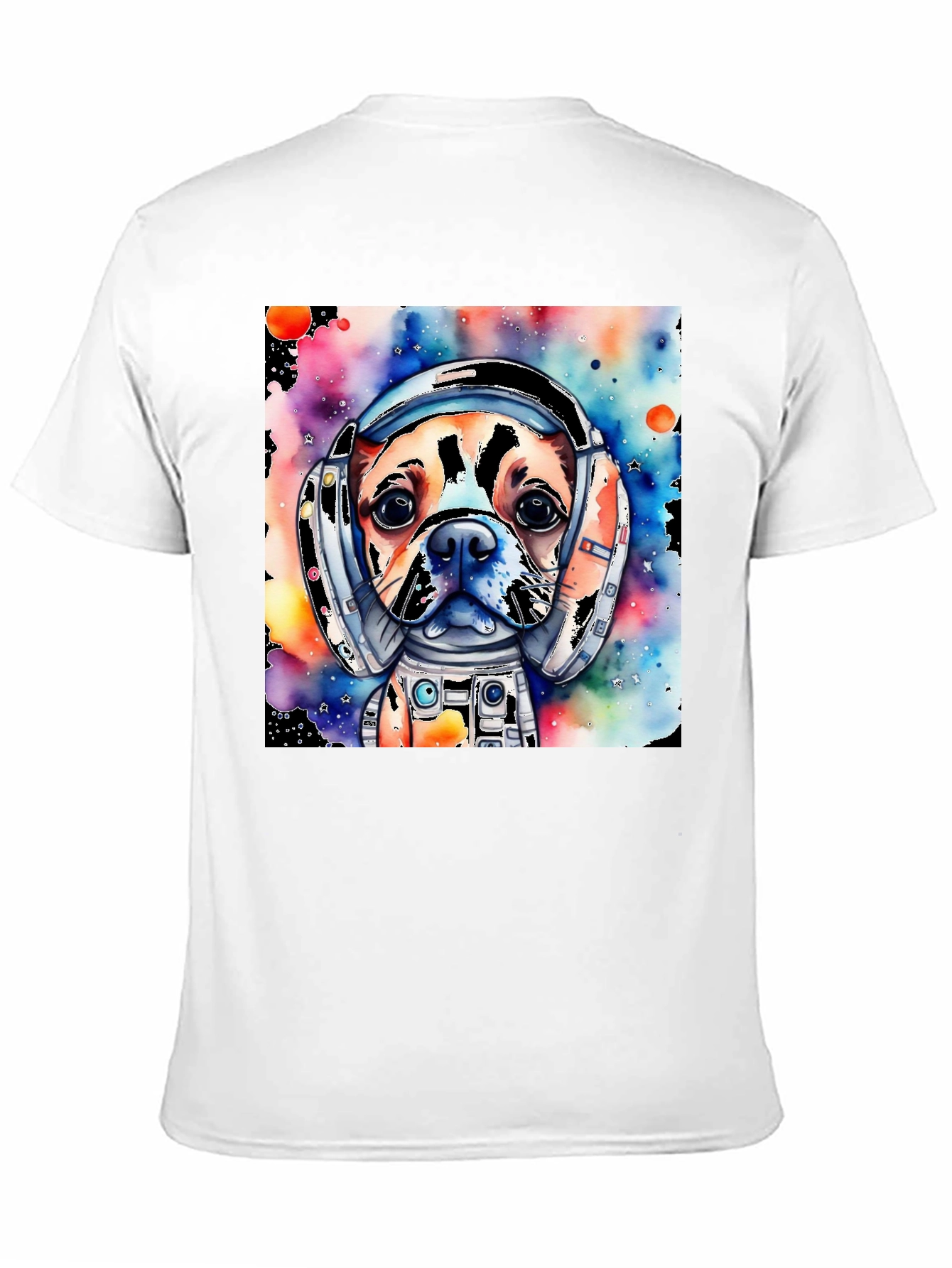 Dog Astronaut Graphic Tee - Space Pup T-Shirt