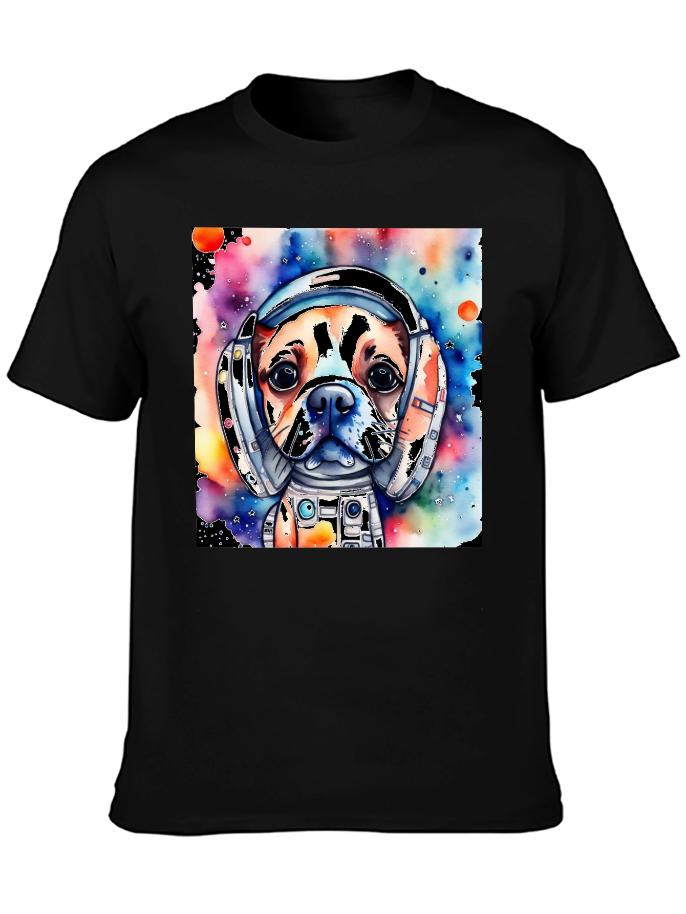 Dog Astronaut Graphic Tee - Space Pup T-Shirt