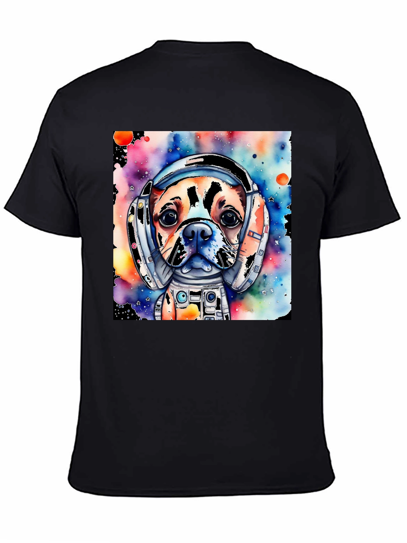 Dog Astronaut Graphic Tee - Space Pup T-Shirt