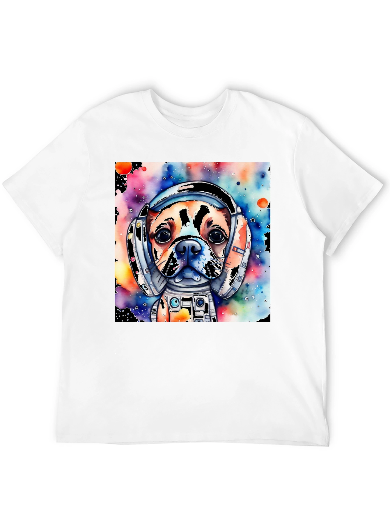Dog Astronaut Graphic Tee - Space Pup T-Shirt