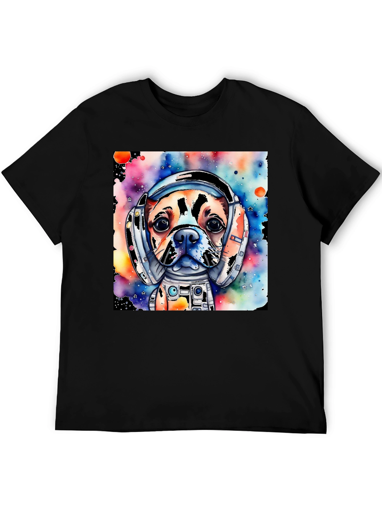 Dog Astronaut Graphic Tee - Space Pup T-Shirt