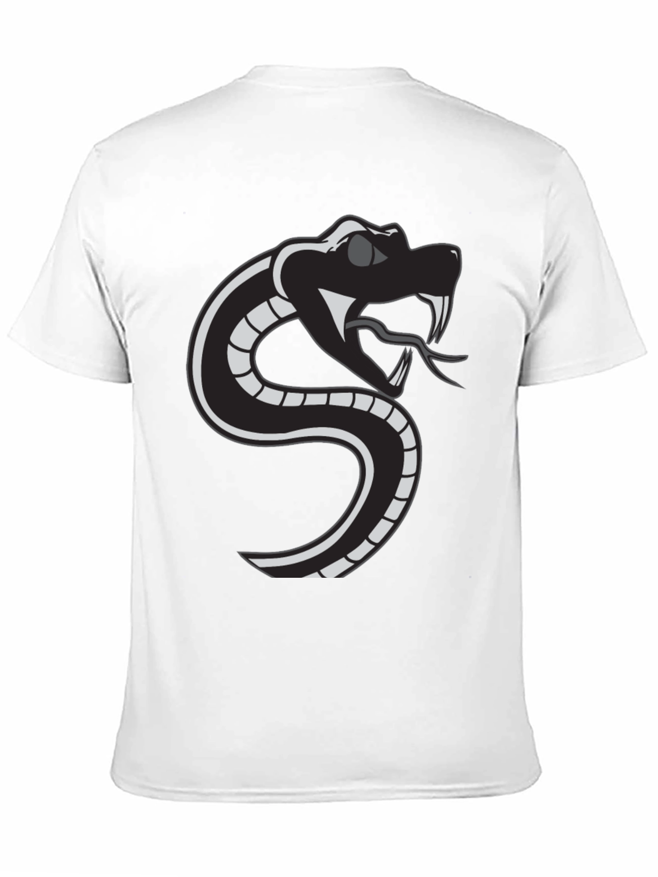 Snake Graphic Tee - Black