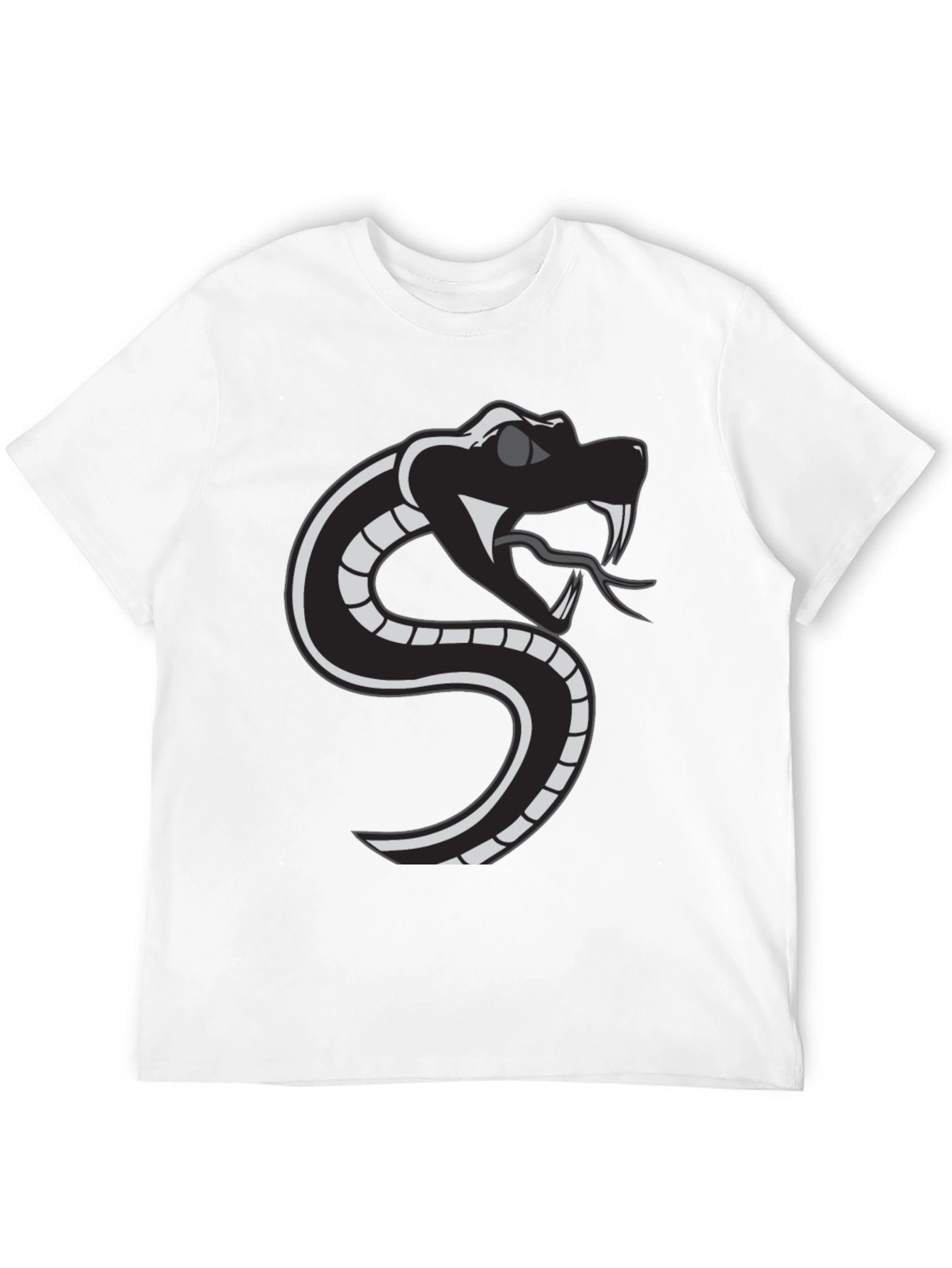 Snake Graphic Tee - Black