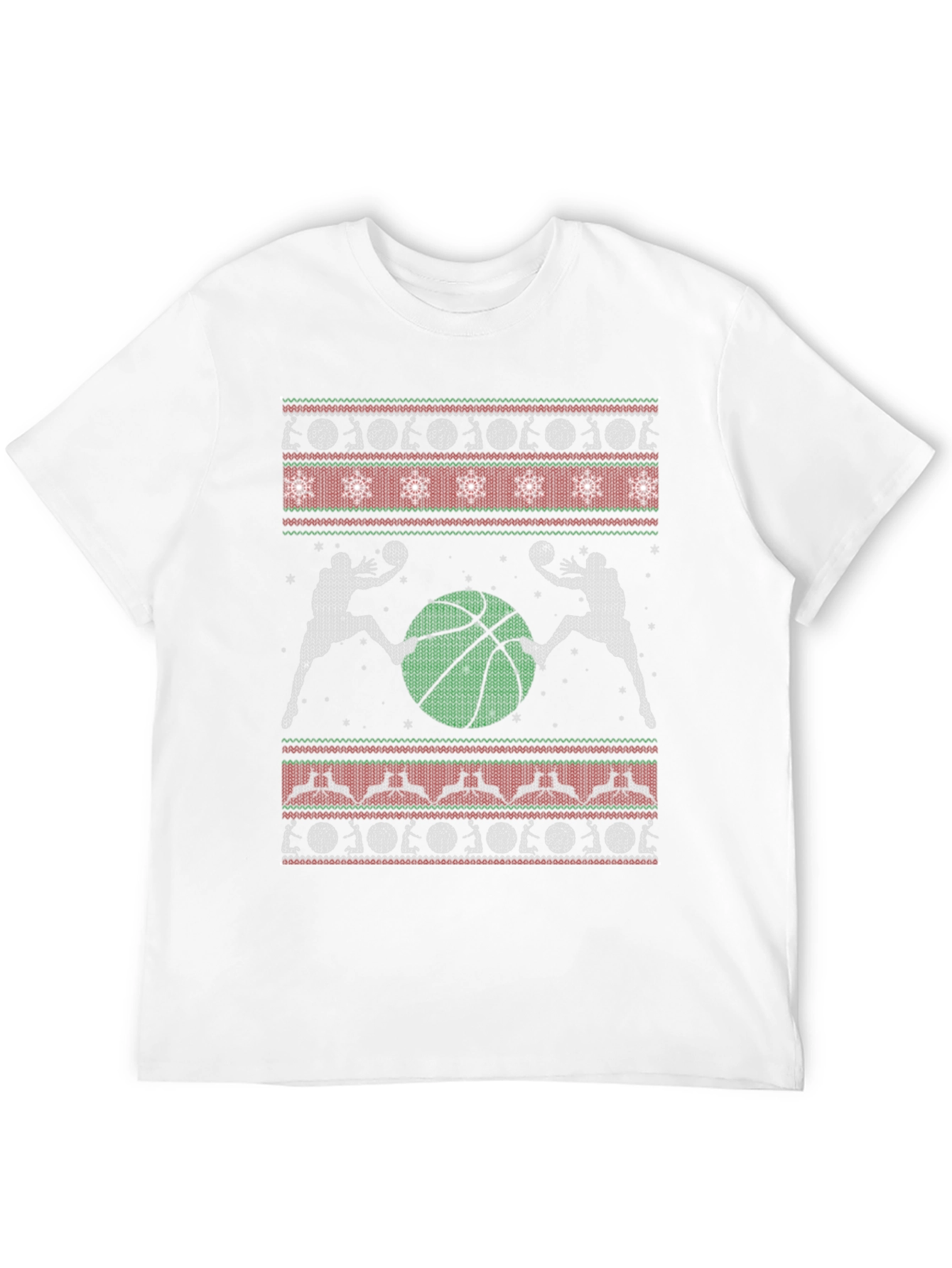 Basketball Christmas Sweater T-Shirt