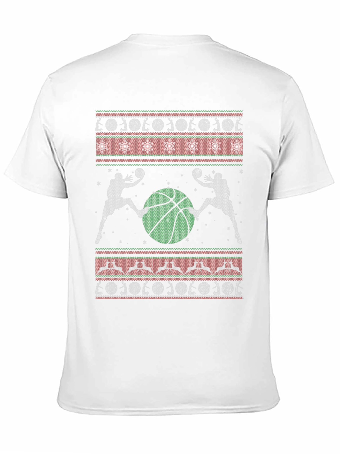 Basketball Christmas Sweater T-Shirt