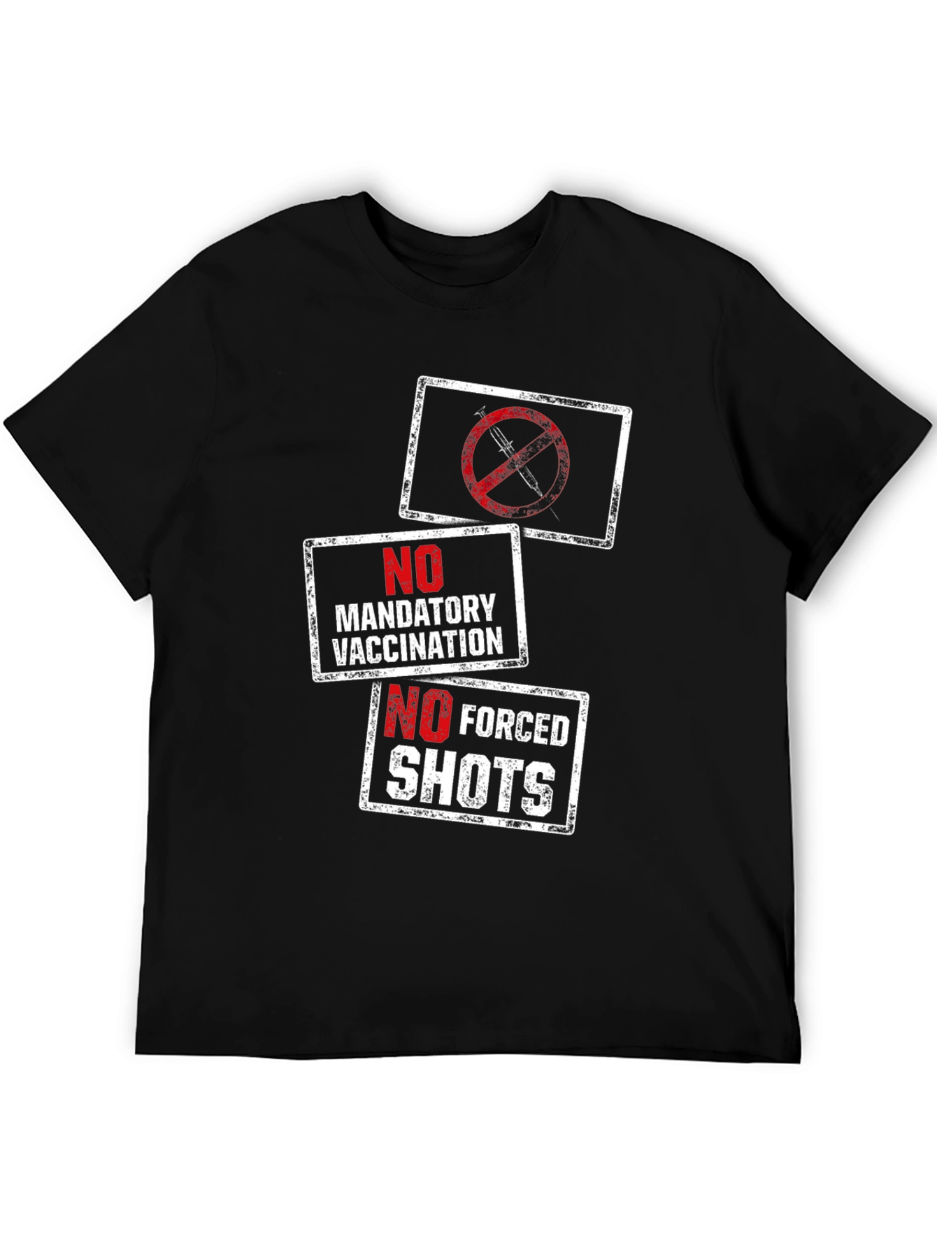 Anti-Vaccination T-Shirt: No Forced Shots!