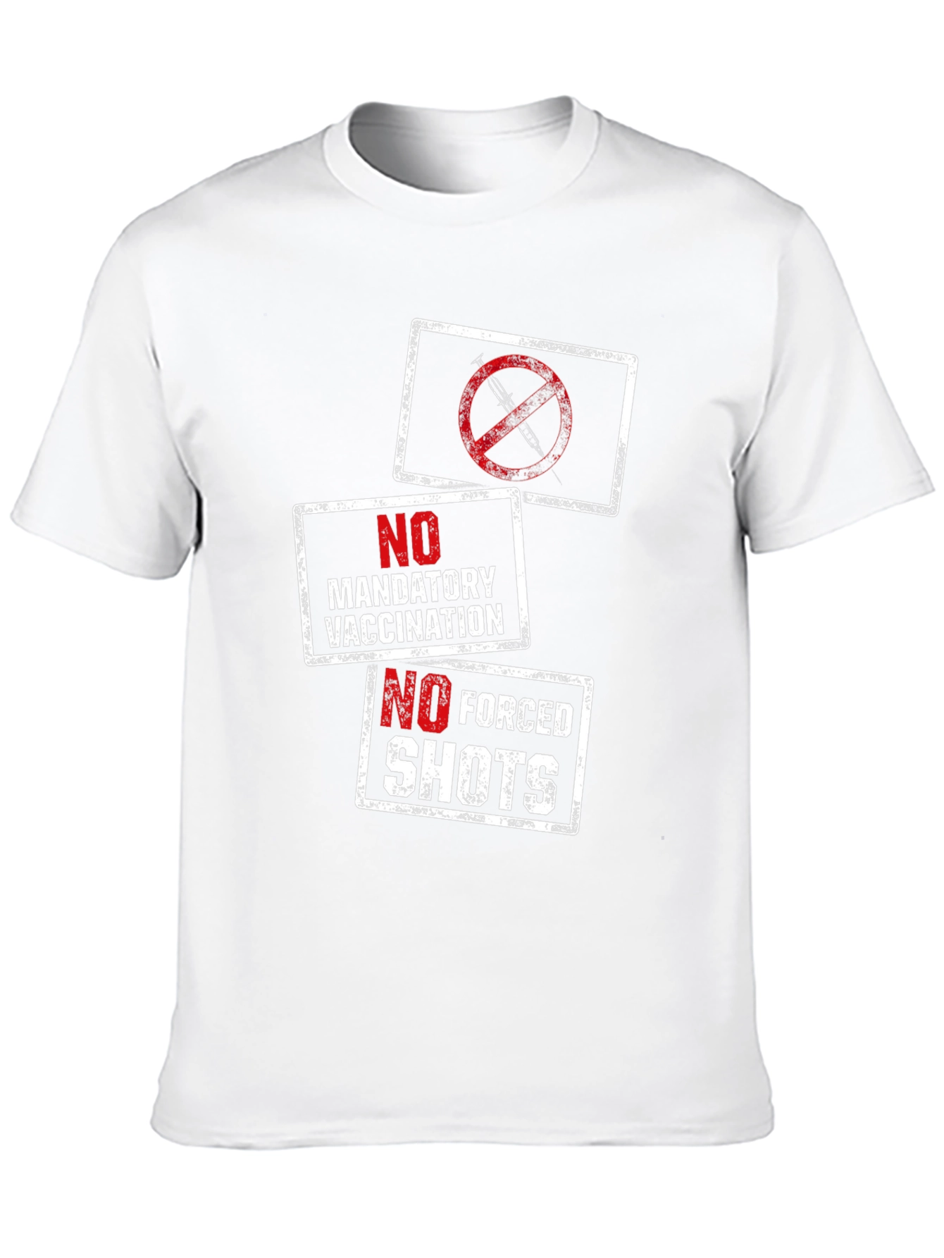 Anti-Vaccination T-Shirt: No Forced Shots!
