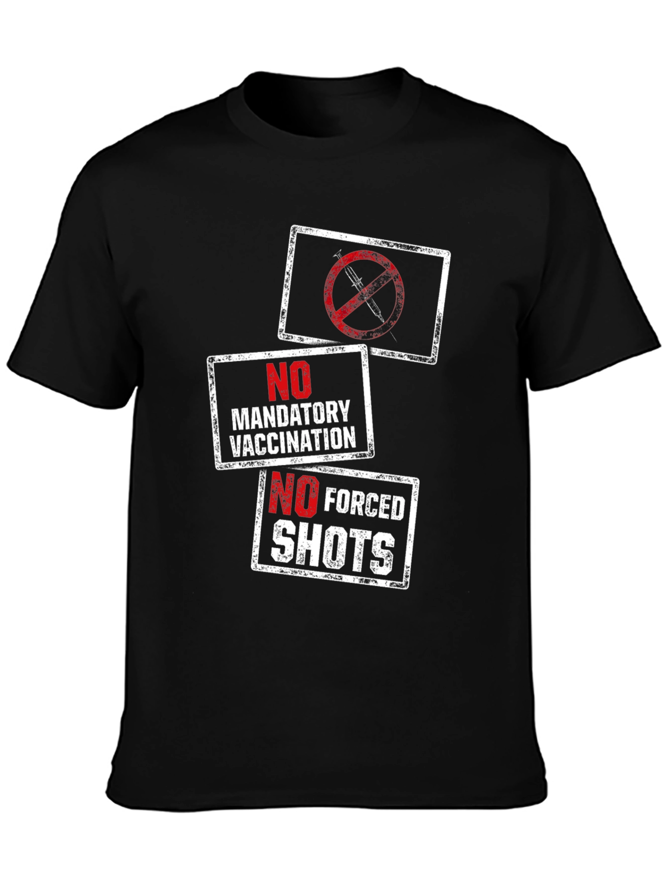 Anti-Vaccination T-Shirt: No Forced Shots!