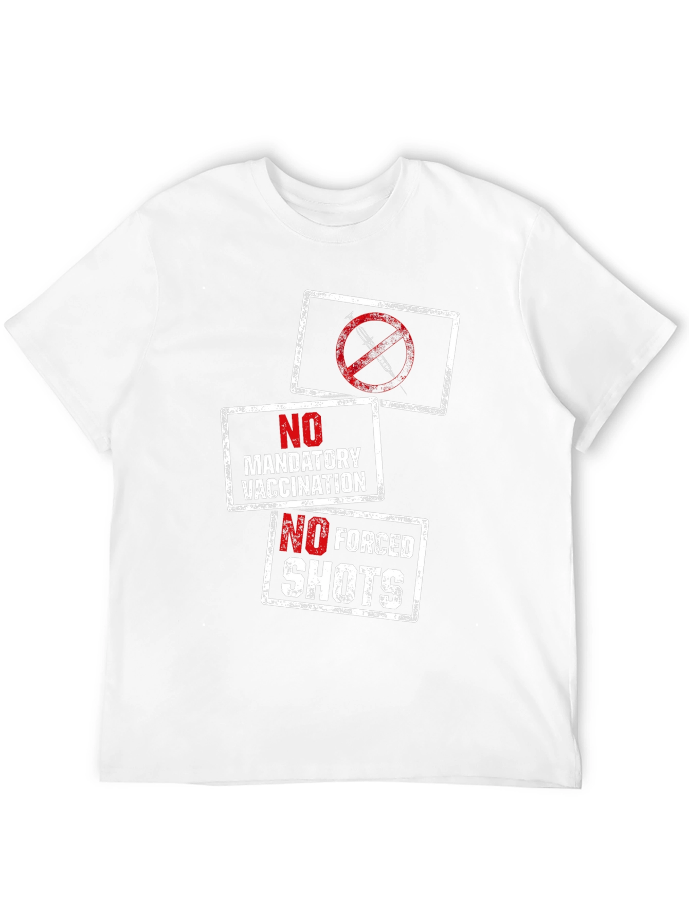 Anti-Vaccination T-Shirt: No Forced Shots!