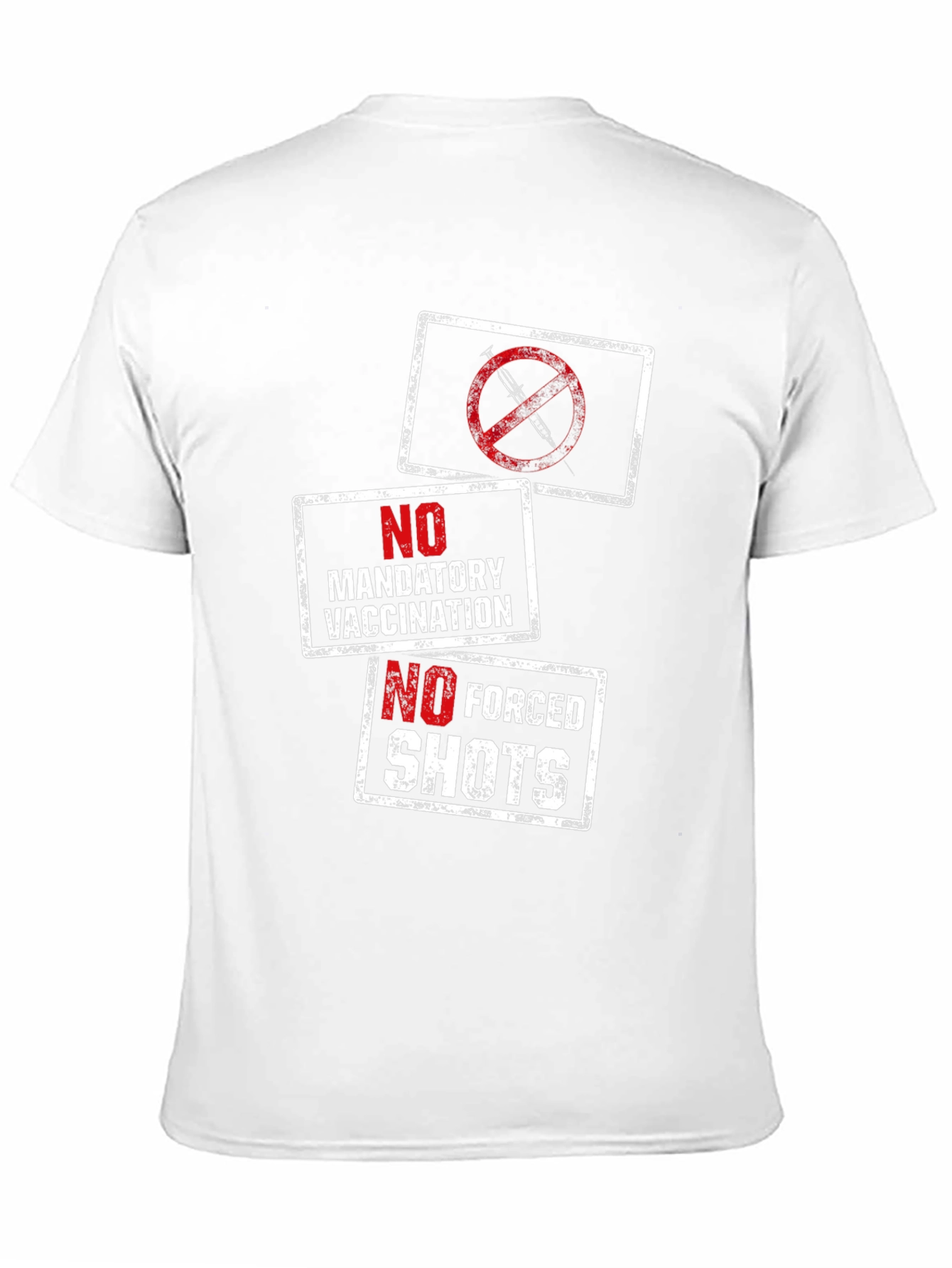 Anti-Vaccination T-Shirt: No Forced Shots!