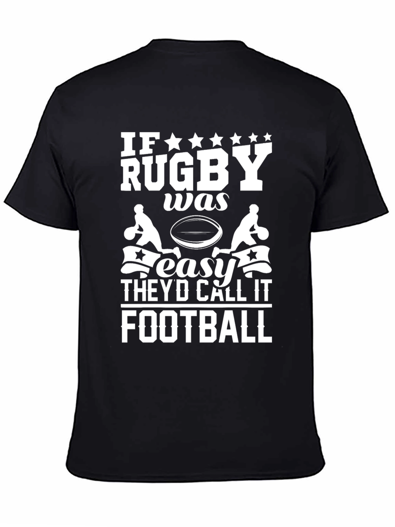 Rugby vs Football Graphic T-Shirt