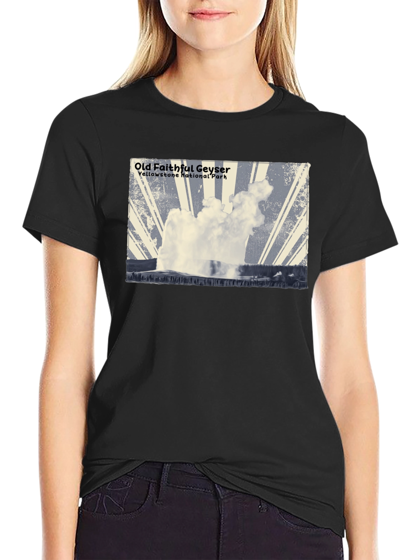 Old Faithful Geyser Graphic Tee - Yellowstone
