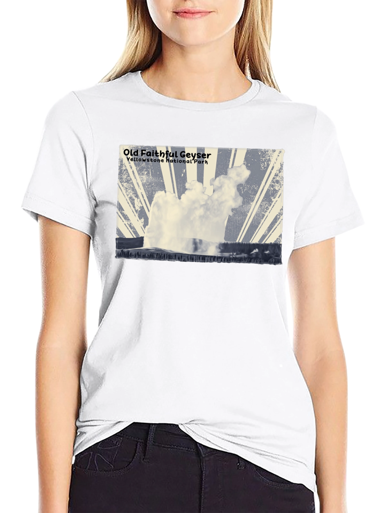 Old Faithful Geyser Graphic Tee - Yellowstone
