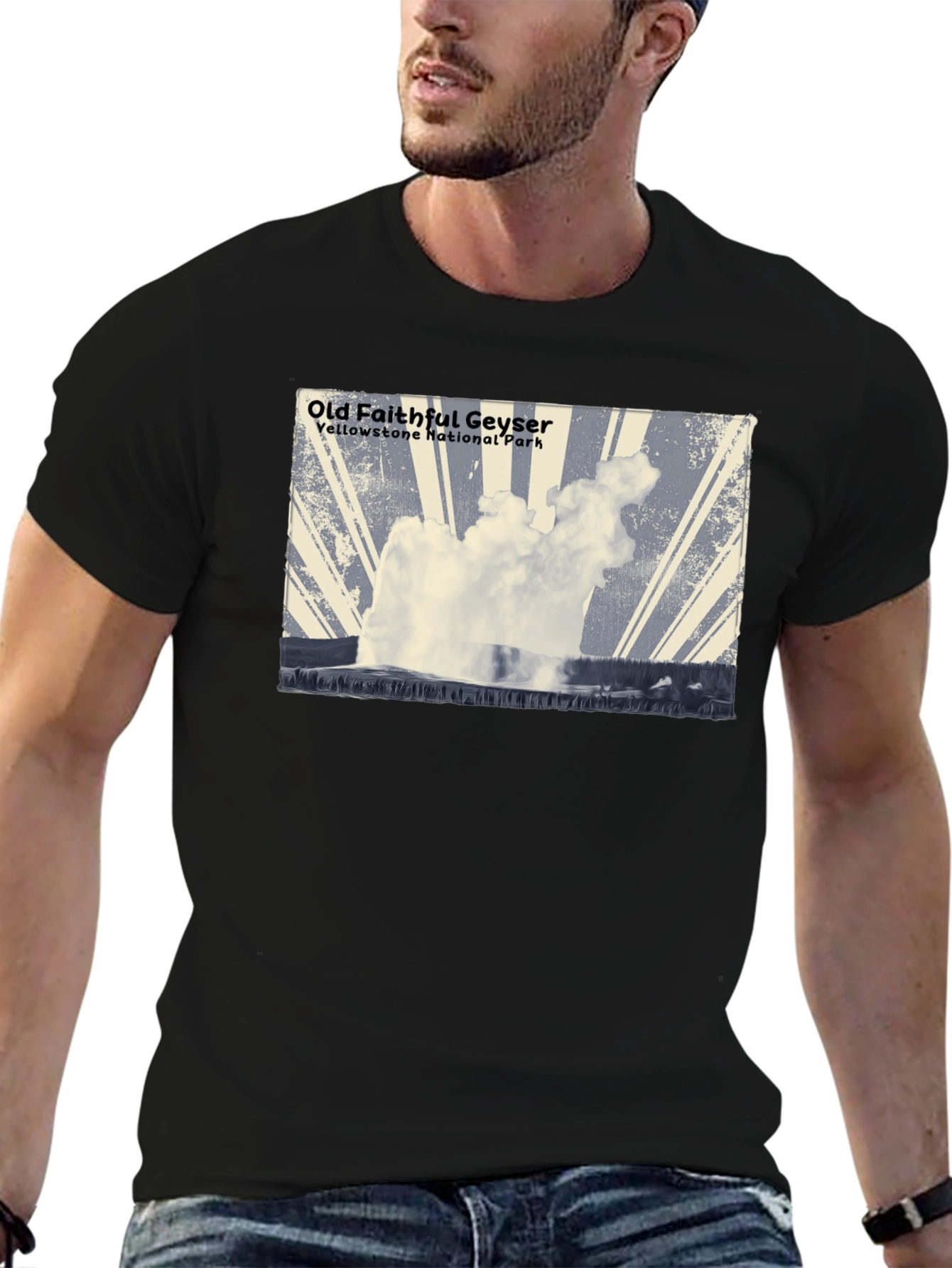 Old Faithful Geyser Graphic Tee - Yellowstone
