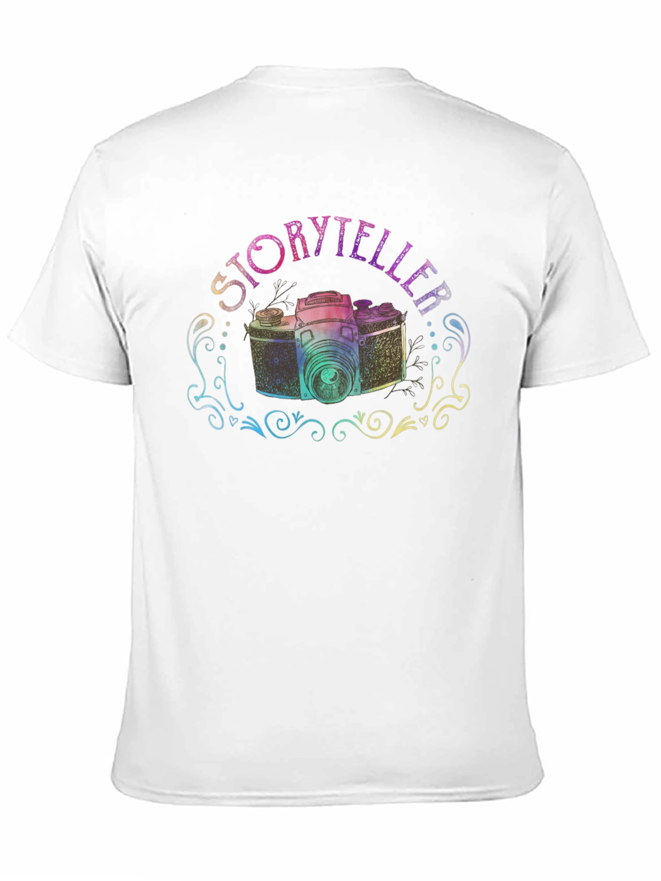 Storyteller Camera Graphic Tee - Unique Design