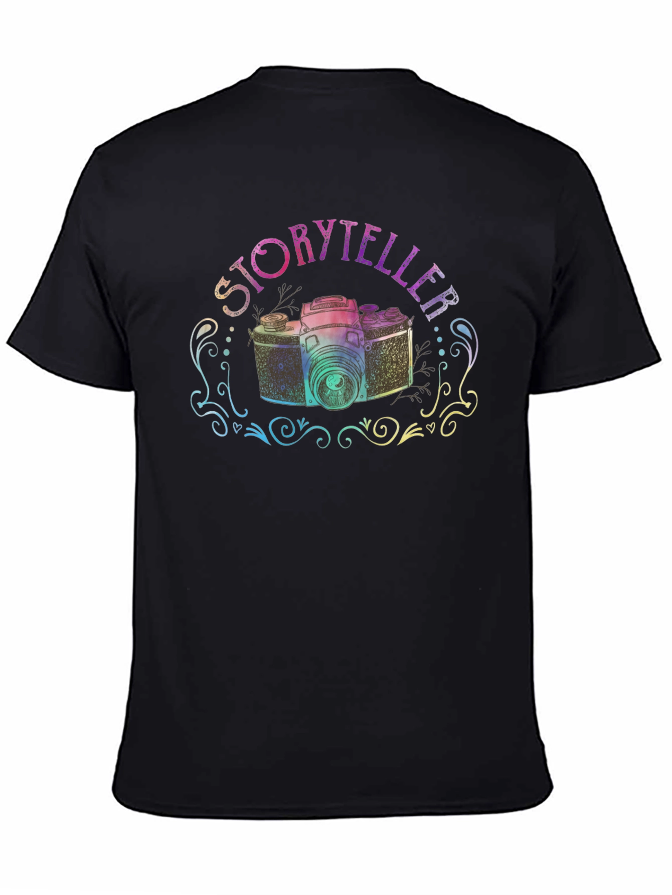 Storyteller Camera Graphic Tee - Unique Design