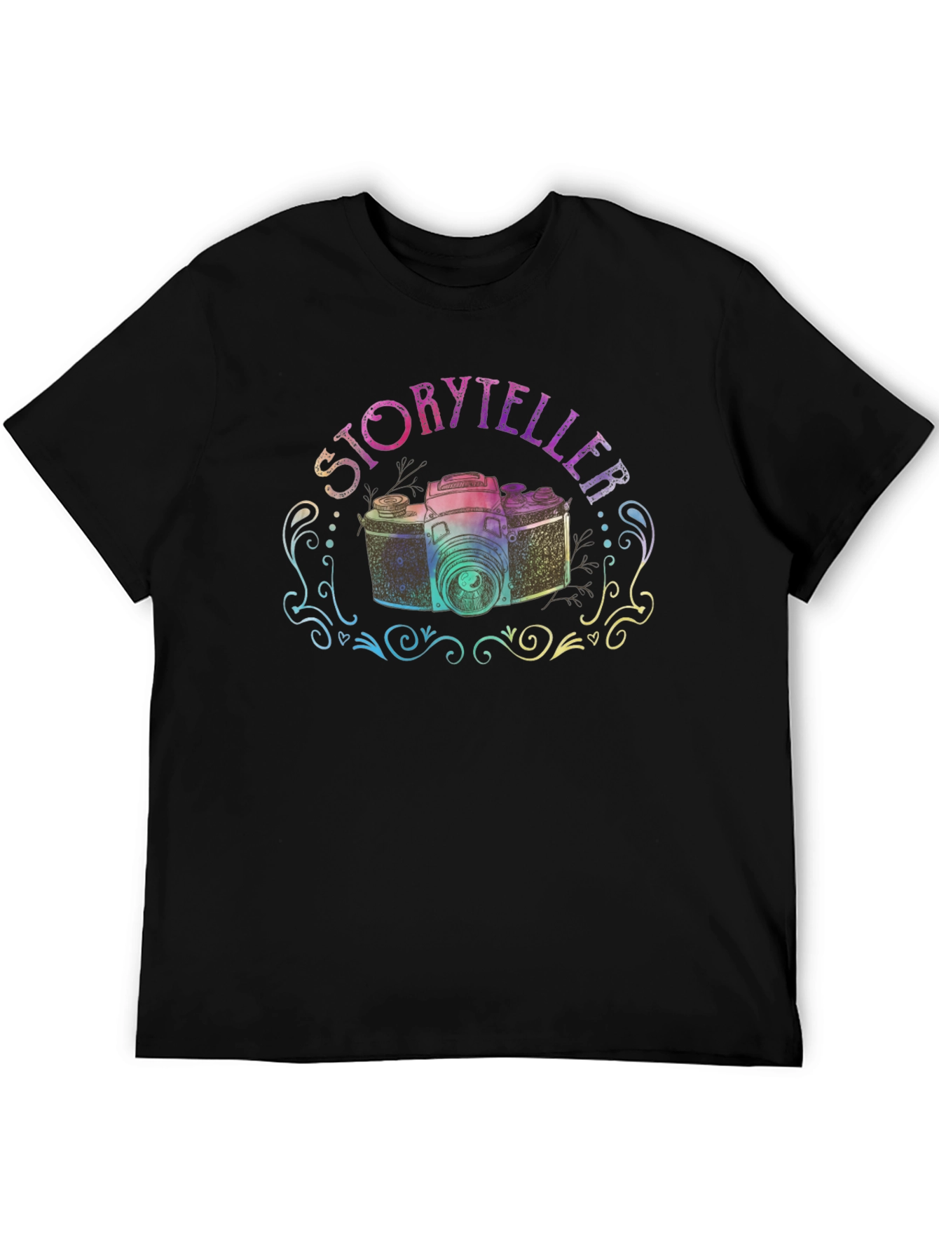Storyteller Camera Graphic Tee - Unique Design