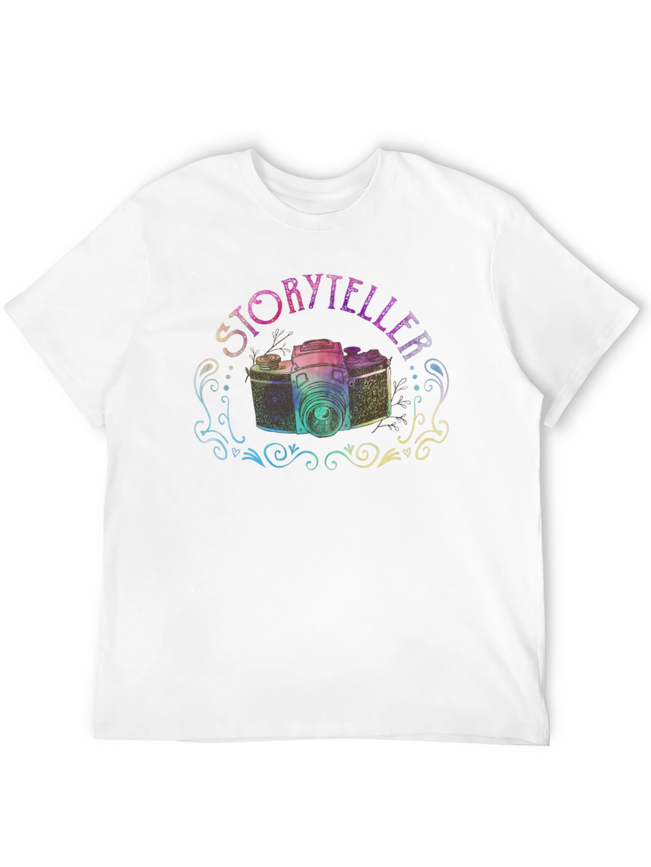 Storyteller Camera Graphic Tee - Unique Design