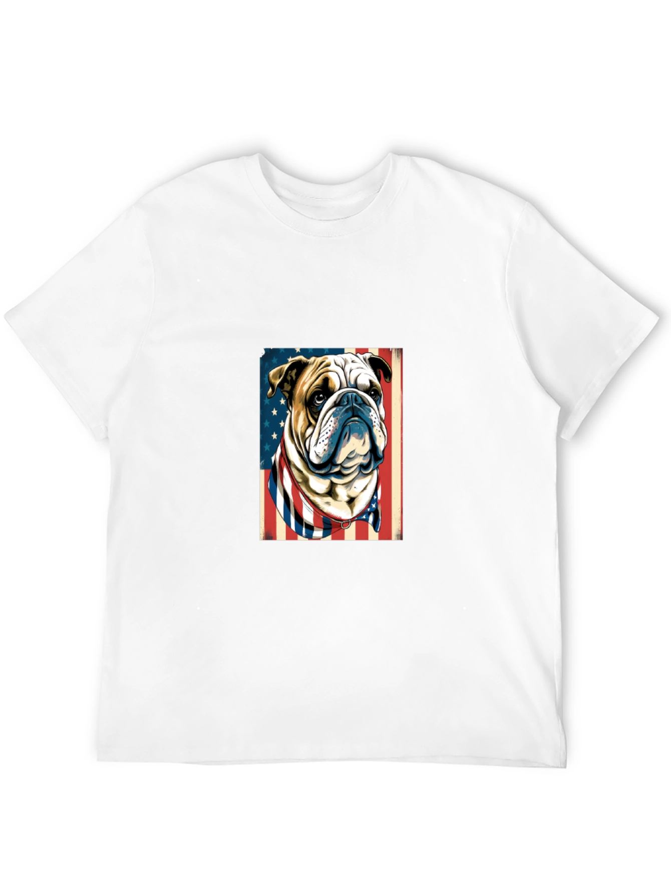 Patriotic Bulldog T-Shirt