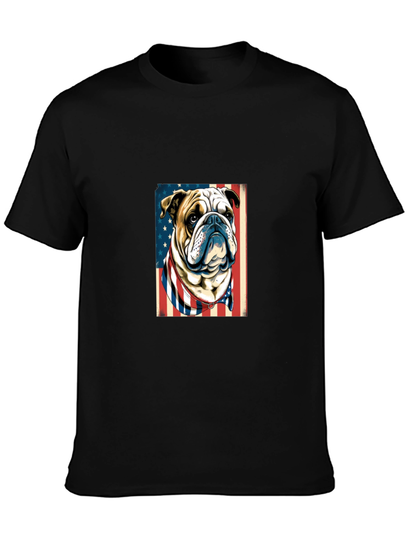 Patriotic Bulldog T-Shirt