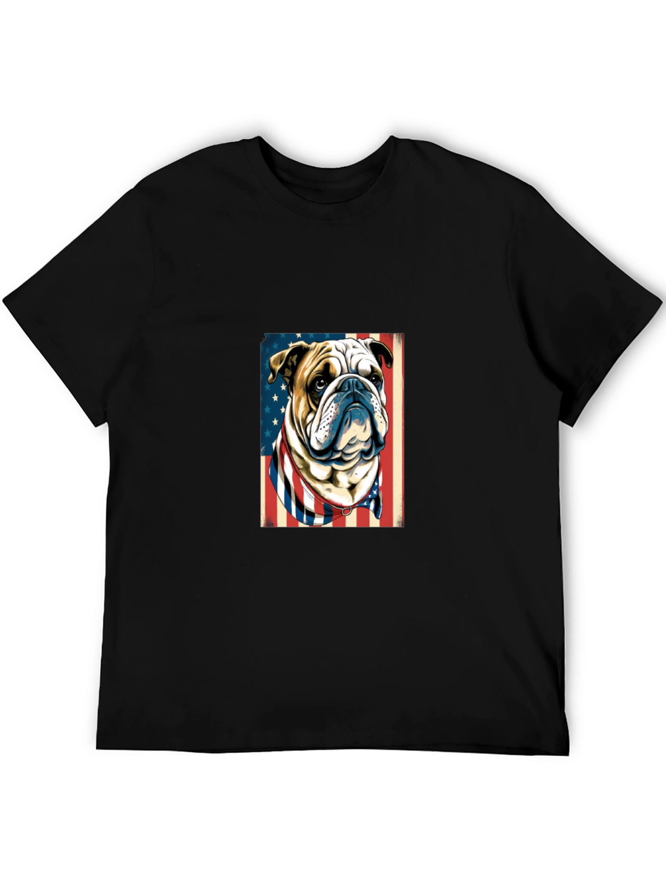 Patriotic Bulldog T-Shirt