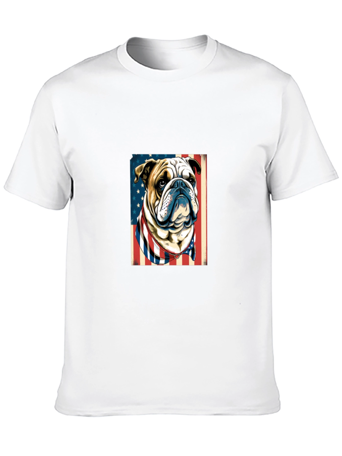 Patriotic Bulldog T-Shirt