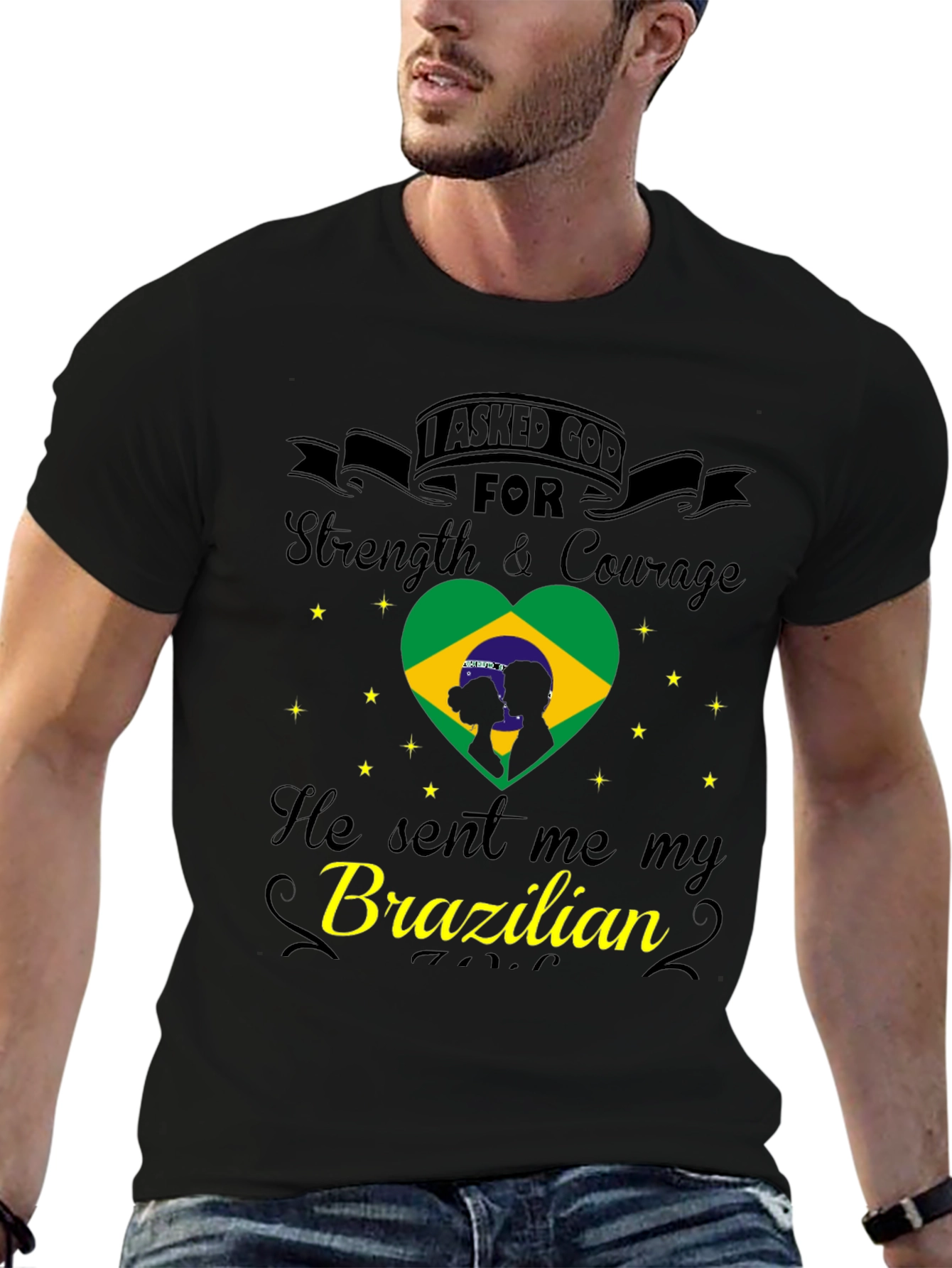 Brazilian Love T-Shirt - Strength & Courage