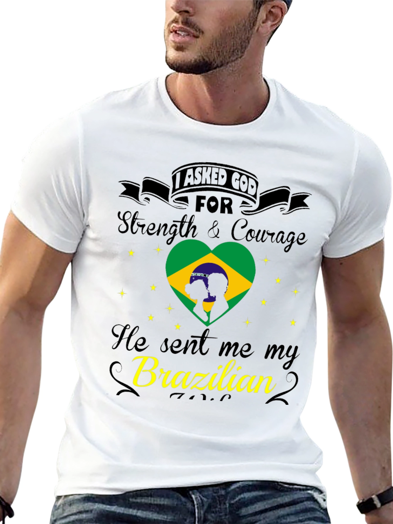 Brazilian Love T-Shirt - Strength & Courage