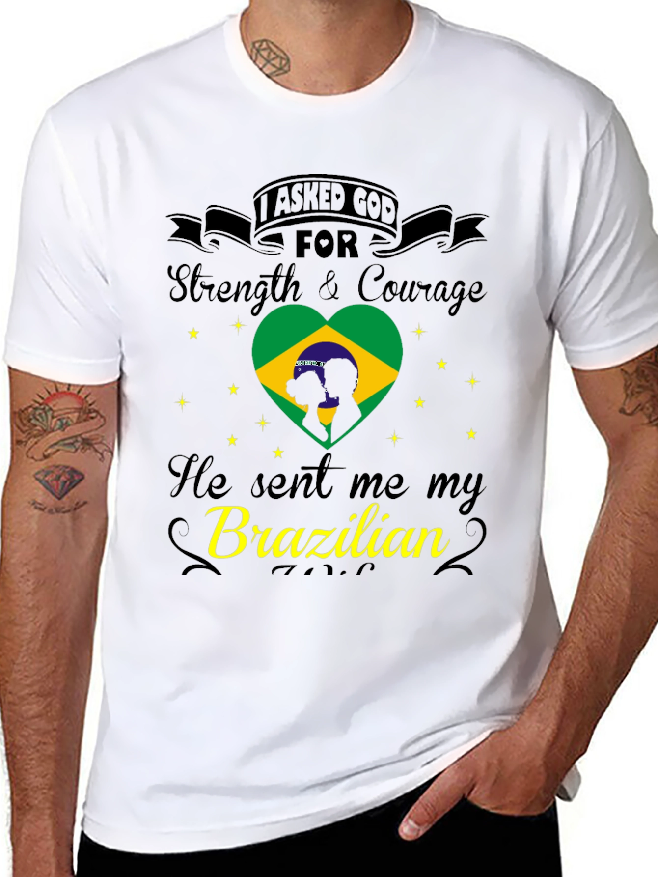 Brazilian Love T-Shirt - Strength & Courage