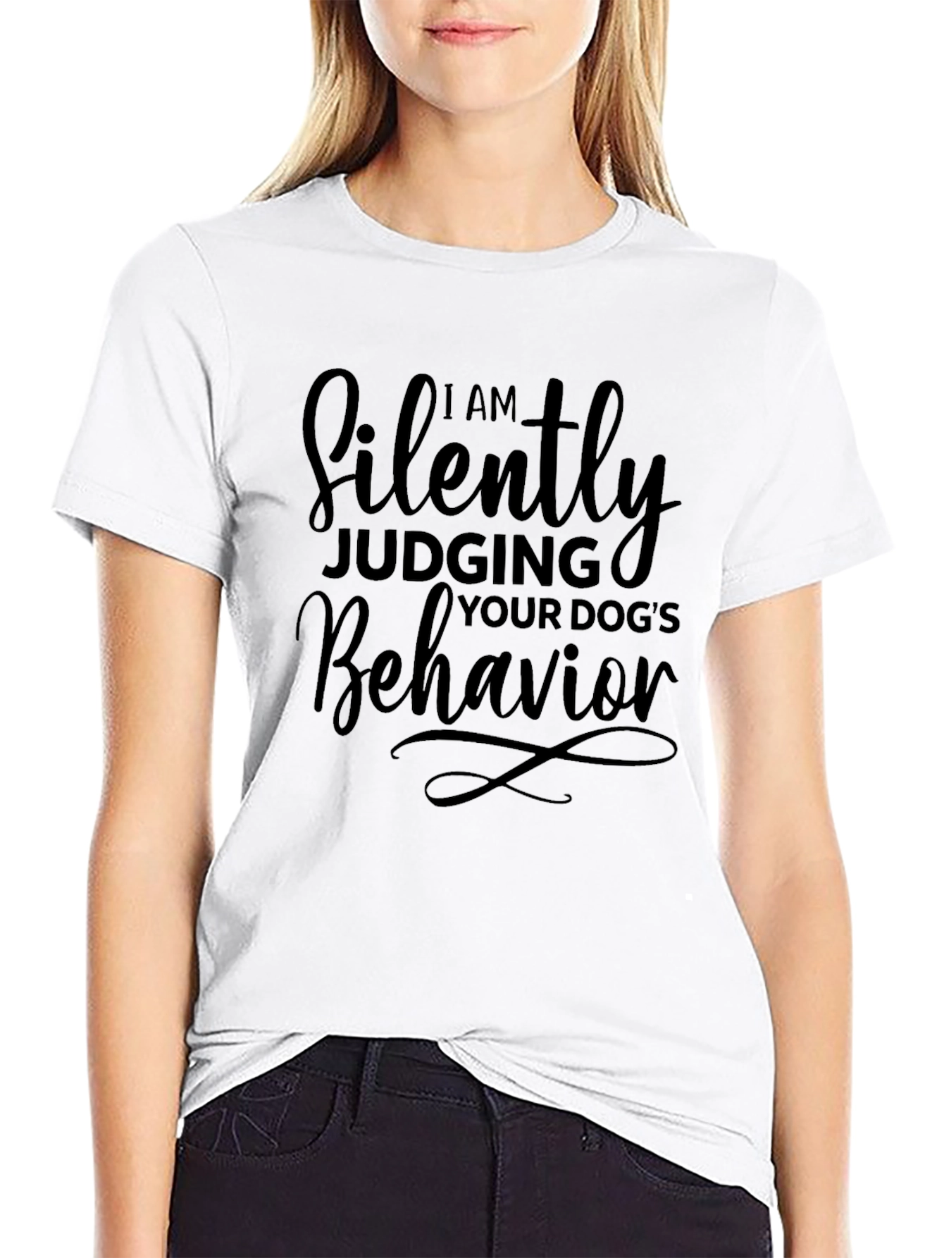 Silently Judging Your Dogs Behavior T-Shirt